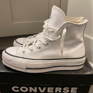 Converse thick sole sneakers